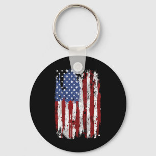 Vlag van de VS Amerikaanse vlag Verenigde Staten v Sleutelhanger