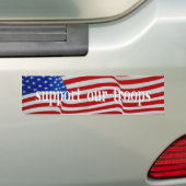 vlag van de VS Bumpersticker (Op auto)