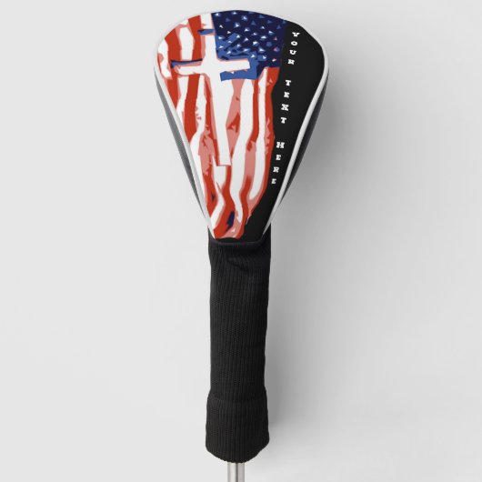 Vlag van de VS (C) Golfheadcover (Voorkant)