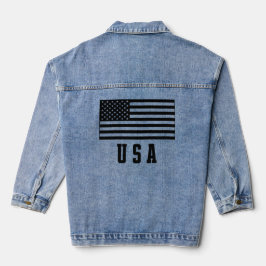 Vlag van de VS Denim Jacket