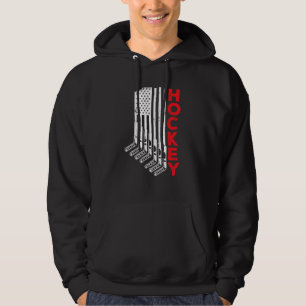 Vlag van de VS hockey ijshockey doelman ijshockey Hoodie