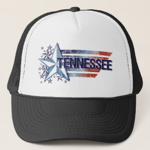 vlag van de VS met Star - Tennessee Trucker Pet