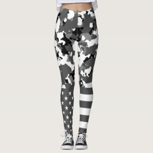 Vlag van de VS Militaire Arctische Camo Leggings