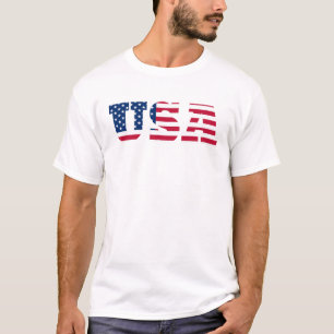Vlag van de VS Patriotisch T-shirt