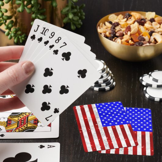 Vlag van de VS Pokerkaarten (Insitu)