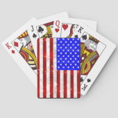 Vlag van de VS Pokerkaarten (Achterkant)