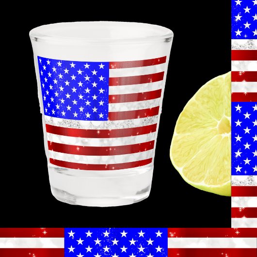 Vlag van de VS Shot Glas
