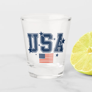 Vlag van de VS Shot Glas