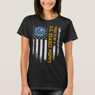 Vlag van de VS trok zich tot een Veteraan van de T-shirt