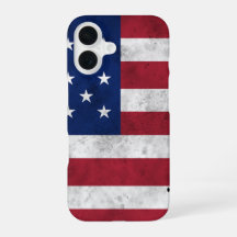 Vlag van de VS vintage rood wit blauw Amerika patr