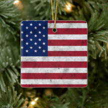 Vlag van de VS vintage rood wit blauw Amerika patr