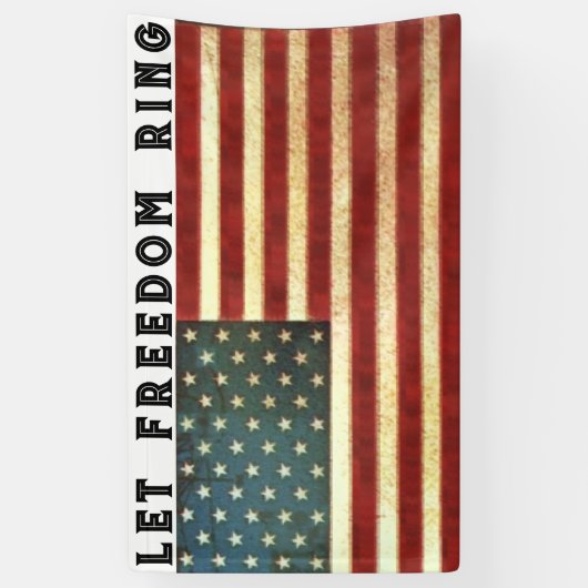 Vlag van de VS Vrijheid Spandoek (Verticaal)