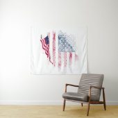 Vlag van de VS Wandkleed (In Situ (horizontaal))