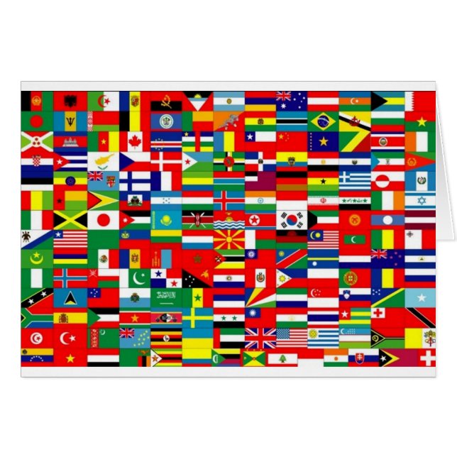 VLAG VAN DE WERELD (Voorkant Horizontaal)