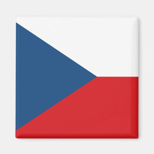 Vlag van de Wereld van de Tsjechische Republiek de Magneet
