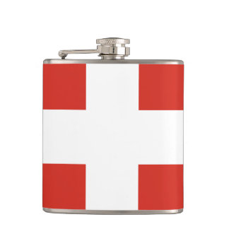 Vlag van de Zwitserse Vinylwikkel Heupfles
