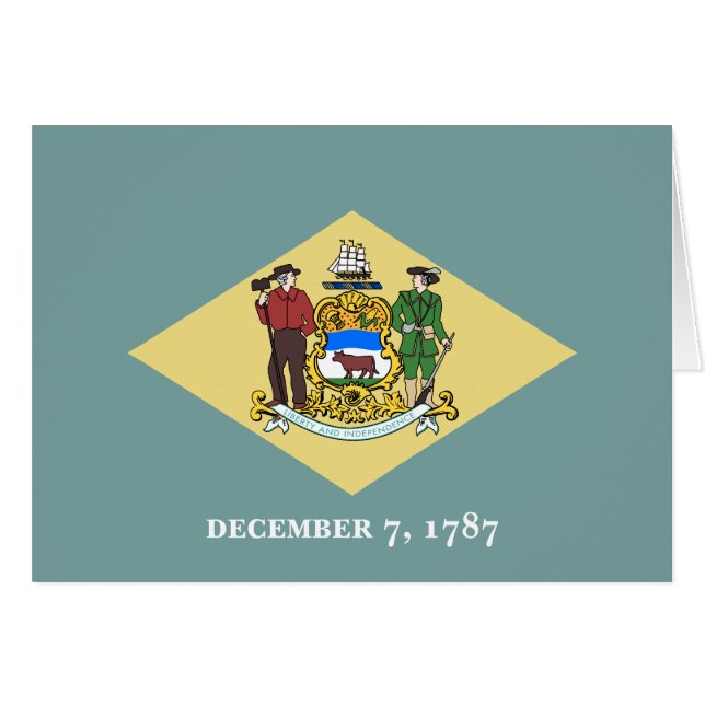 Vlag van Delaware (Voorkant Horizontaal)