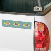 Vlag van Delaware Bumpersticker (Op Truck)
