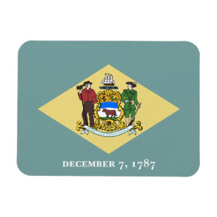 Vlag van Delaware Magneet