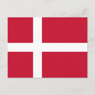 Vlag van Denemarken Briefkaart