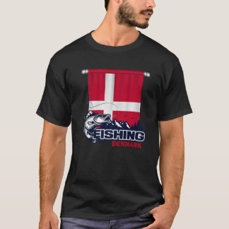 vlag van Denemarken - Gevist in Denemarken T-shirt