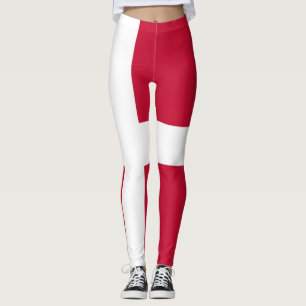 Vlag van Denemarken Leggings