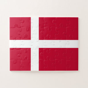 Vlag van Denemarken Legpuzzel