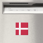 Vlag van Denemarken Magneet (Insitu (Vaatwasser))
