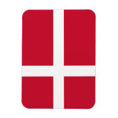Vlag van Denemarken Magneet (Verticaal)