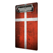 vlag van Denemarken Mini Klembord (Angled2)