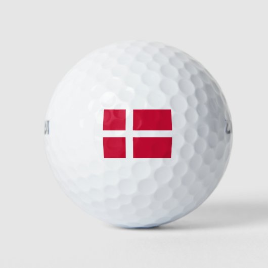 Vlag van Denemarken of Deense kleding Golfballen (Voorkant)