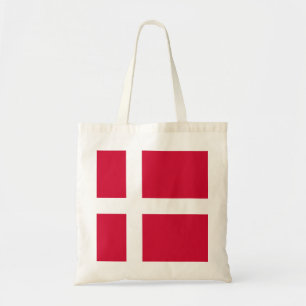 Vlag van Denemarken of Deense kleding Tote Bag