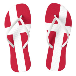 Vlag van Denemarken Teenslippers