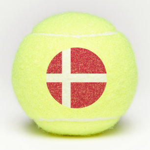 Vlag van Denemarken Tennisballen