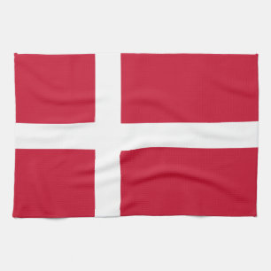 Vlag van Denemarken Theedoek