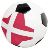 Vlag van Denemarken Voetbal (Drie kwart)