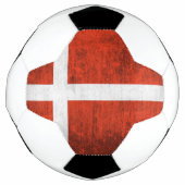 vlag van Denemarken Voetbal (Voorkant)