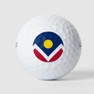Vlag van Denver, Colorado Golfballen