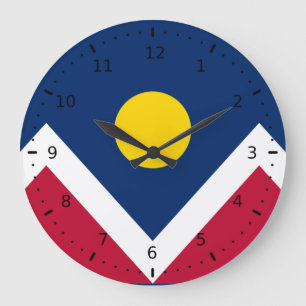 Vlag van Denver, Colorado Grote Klok
