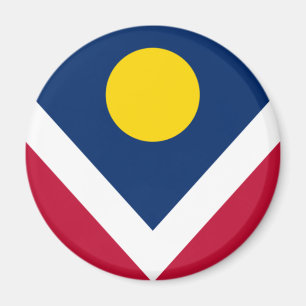 Vlag van Denver, Colorado Magneet