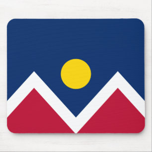 Vlag van Denver (Colorado, Verenigde Staten) Muismat