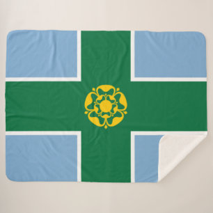Vlag van Derbyshire (County of England, Verenigd K Sherpa Deken