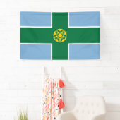 Vlag van Derbyshire (County of England, Verenigd K Spandoek (Insitu)