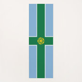 Vlag van Derbyshire (Engeland) Yogamat (Voorkant)