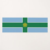 Vlag van Derbyshire (Engeland) Yogamat (Voorkant (horizontaal))