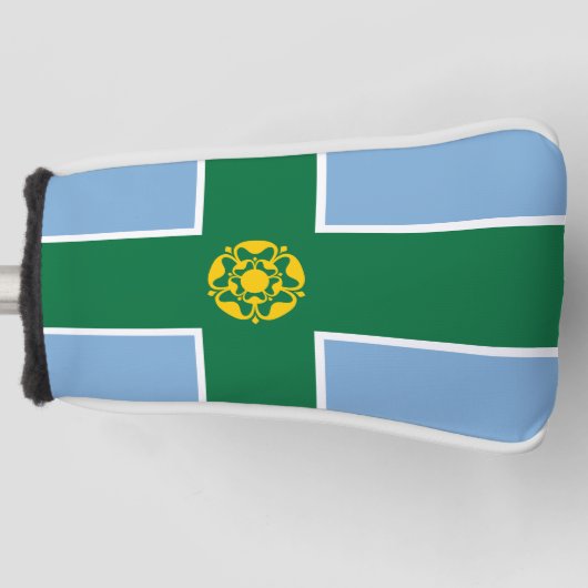 Vlag van Derbyshire Golfheadcover (Voorkant)