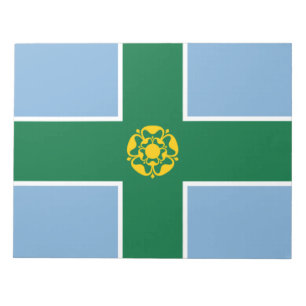Vlag van Derbyshire (Graafschap van Engeland, VK) Notitieblok