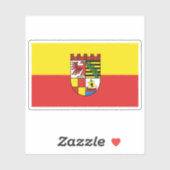 Vlag van Dessau-Roßlau, Duitsland Sticker (Vel)