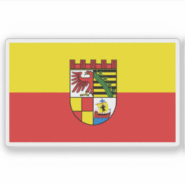 Vlag van Dessau-Roßlau, Duitsland Sticker