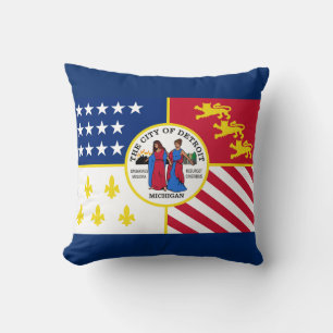 Vlag van Detroit, Sierkussen Michigan